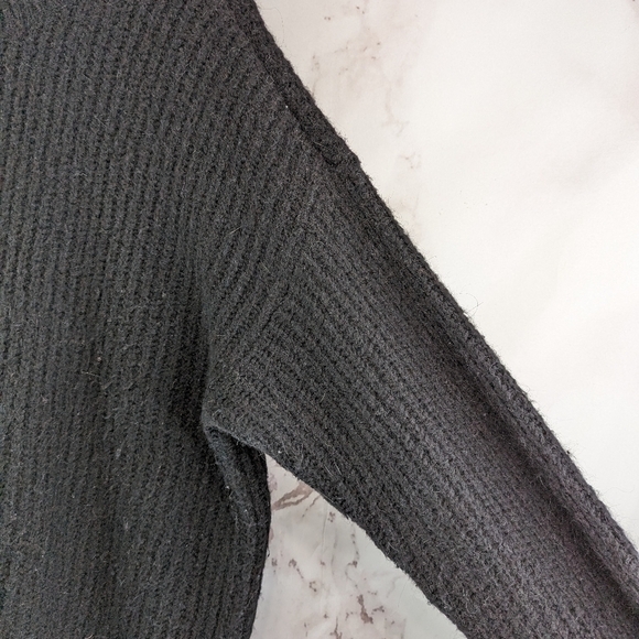 Denim & Supply Ralph Lauren Sweater Womens XL Black Chunky Oversized Slouchy - Picture 10 of 10